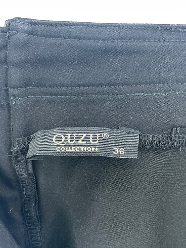 36 Beden siyah Renk Quzu Mini Etek %70 İndirimli.