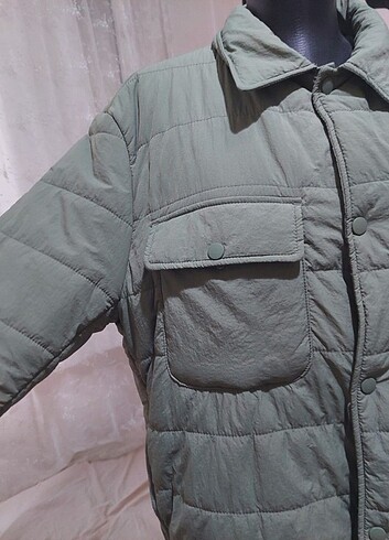 Zara unısex mint yeşılı mont