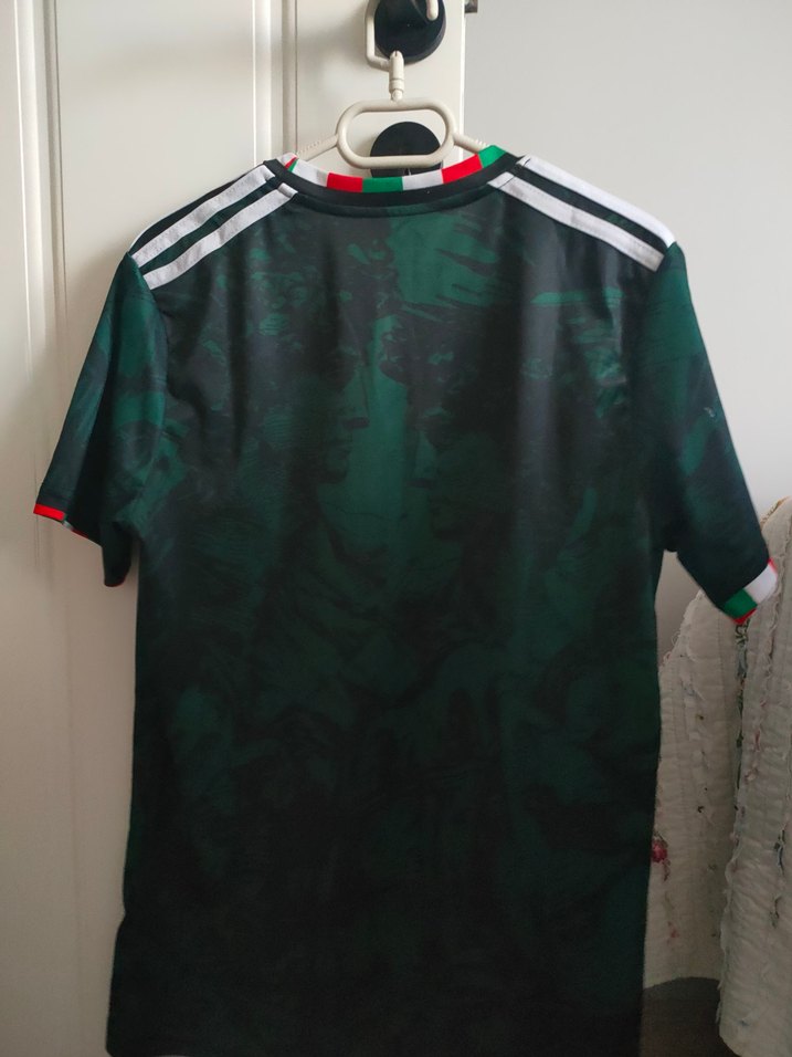Yeşil Baskılı Kısa Kollu İtalya Formalı Tişört - Görsel 5