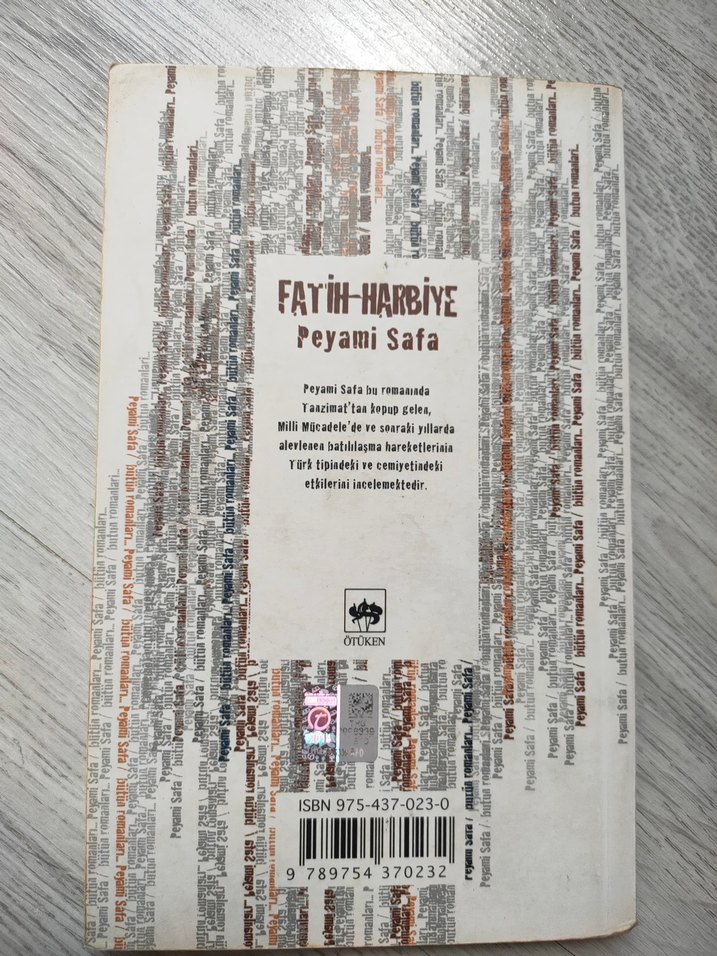 Fatih-Harbiye - Peyami Safa - Görsel 2