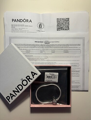 Pandora PANDORA MOMENTS ISILTILI TAC KLIPSLI BILEKLIK