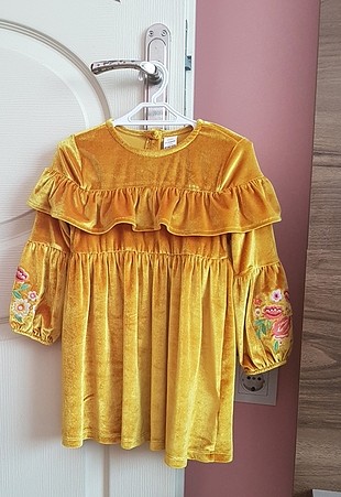 sari kadife elbise lcw