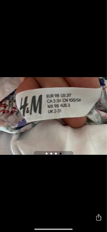 24-36 Ay Beden çeşitli Renk H&M elbise