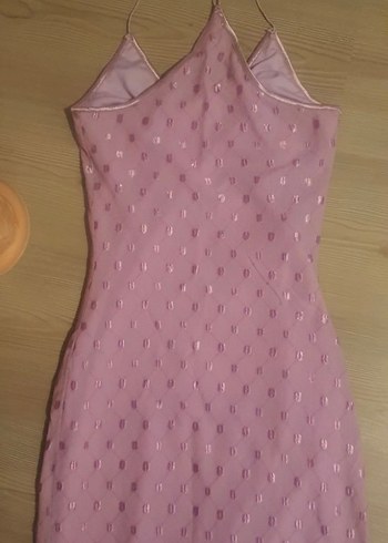 pudra krem renk ekoseli mini etek - Görsel 4