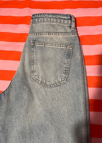 Trendyol & Milla Acik Mavi Normal Bel Bol Kesim Baggy Jeans
