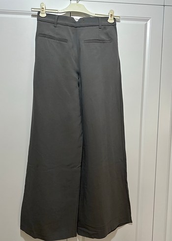 Zara Gri Drapeli Kadın Kumaş Pantolon