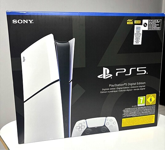 PlayStation 5 Slim Digital 1TB tek kol sıfır ürün