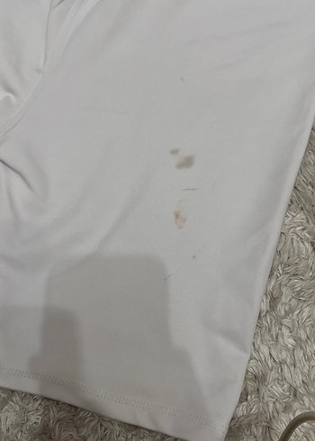 Beyaz Spor Kısa Tayt - Görsel 3