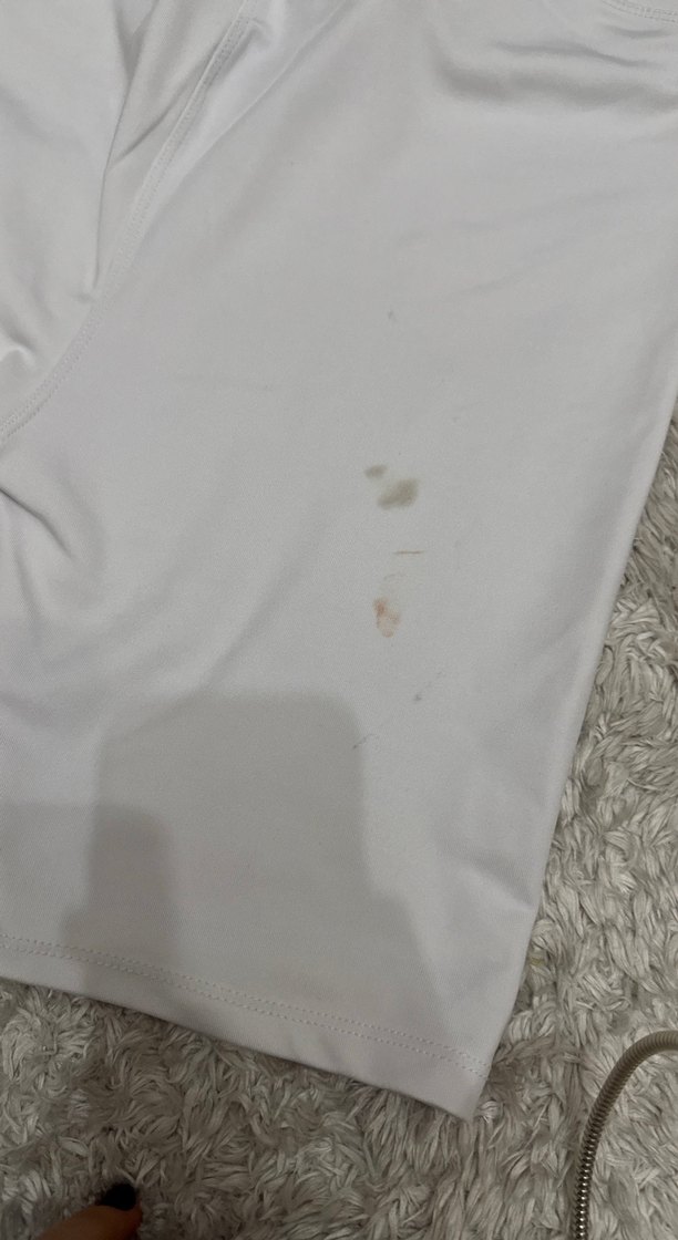 Beyaz Spor Kısa Tayt - Görsel 3