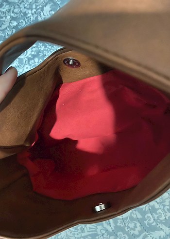 acı kahve kol çantası - Görsel 2