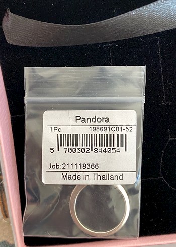 pandora kalp tektaş 925 ayar gümüş yüzük - Görsel 4