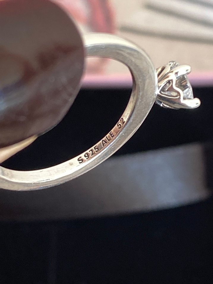 pandora kalp tektaş 925 ayar gümüş yüzük - Görsel 3