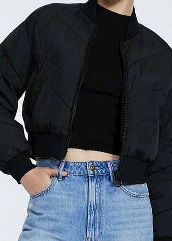 Stradivarius kışlık ceket - Görsel 2