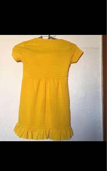 24-36 Ay Beden Sarı desenli elbise