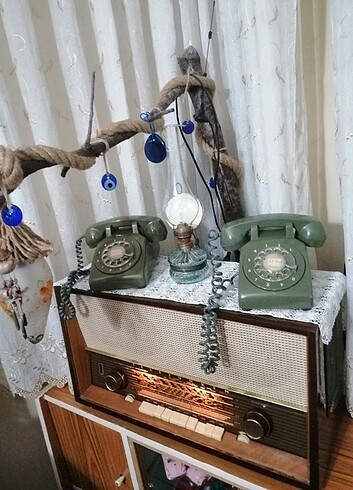 Nostalji çevirmeli telefonlar