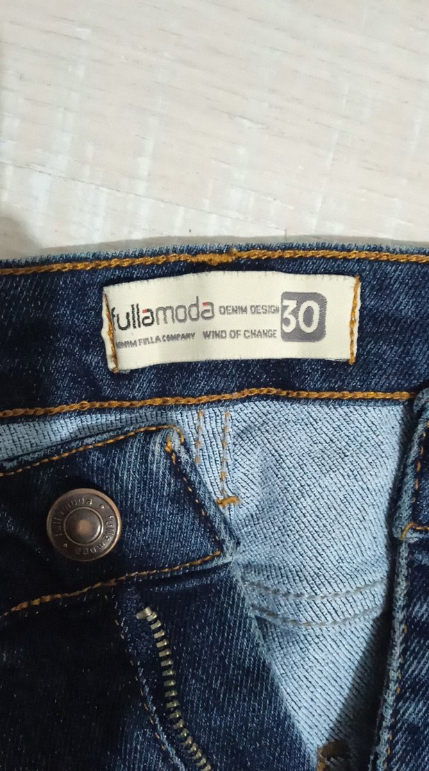 Lacivert Normal Boy Kadın Denim Pantolon - Görsel 4