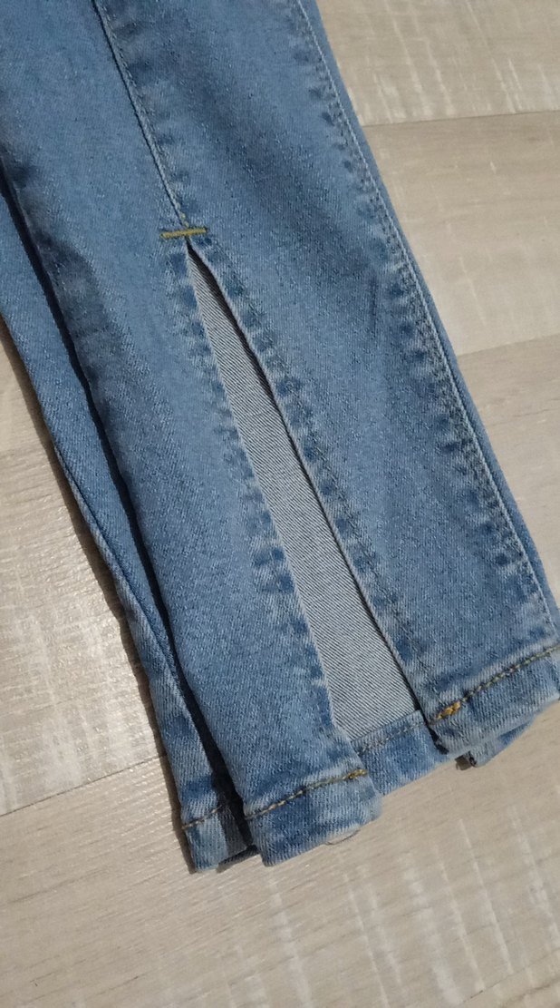 Kadın Mavi Midi Boy Denim Jean - Görsel 2