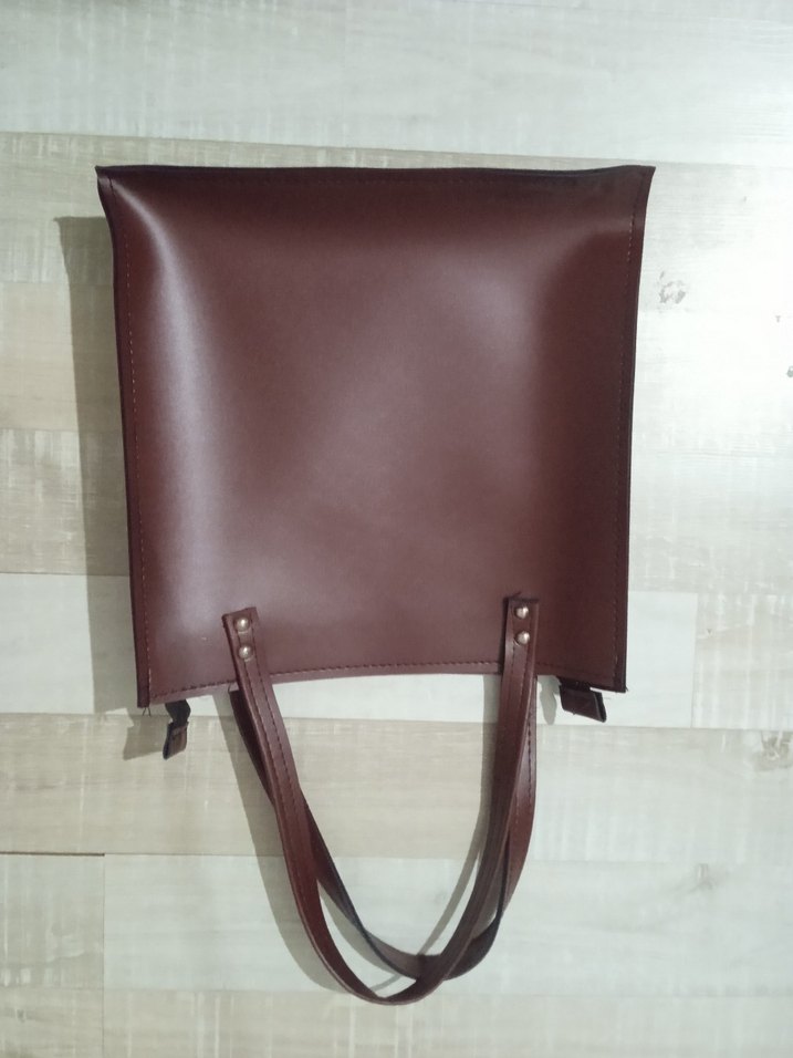 Deri Kahverengi Kadın Çanta - Görsel 3