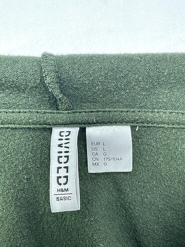 l Beden haki Renk H&M Sweatshirt %70 İndirimli.