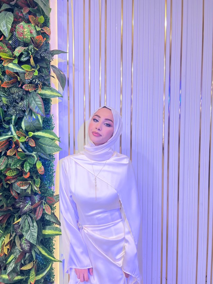 Saten abiye şalla beraber - Görsel 2