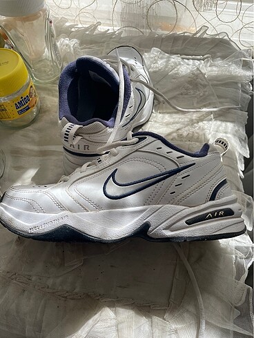 39 Beden Nike air monarch 4 IV beyaz mavi ayakkabi