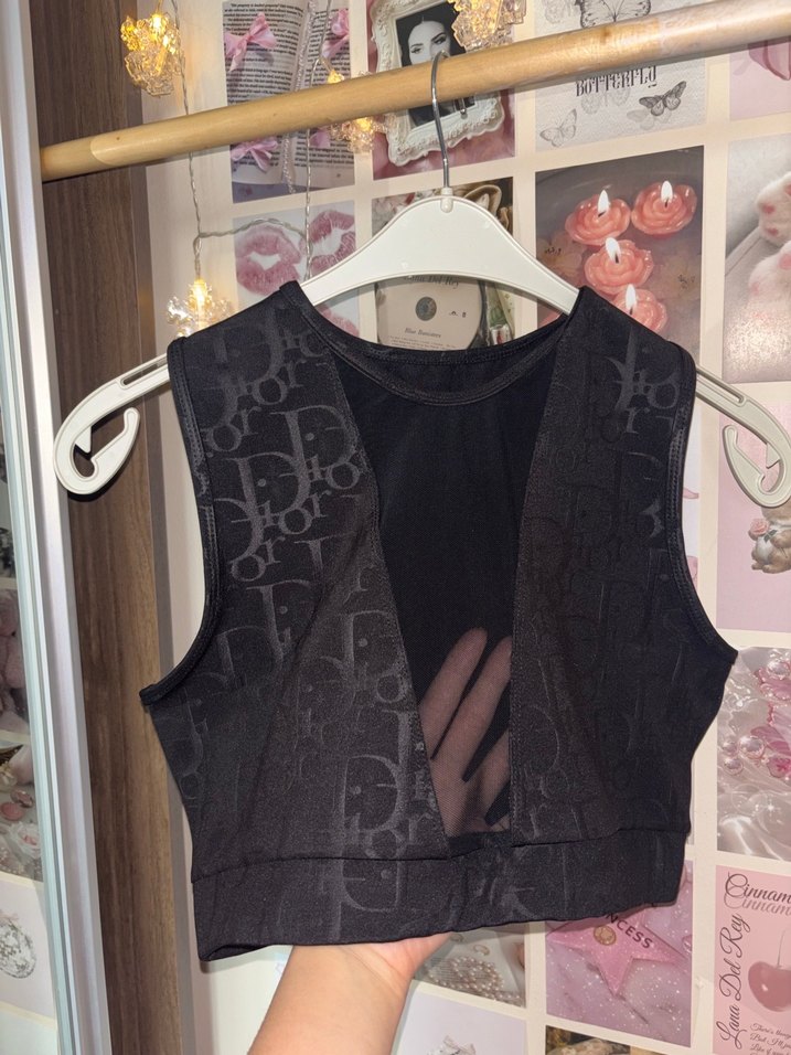 Dekolteli dior bluz - Görsel 2