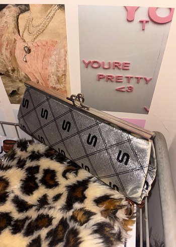 Gri Kadın Portföy Çanta - Görsel 3