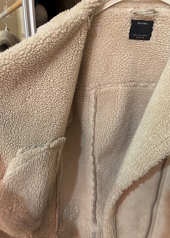 Bershka içi kürklü ceket - Görsel 7