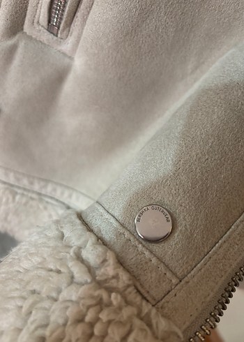 Bershka içi kürklü ceket - Görsel 5