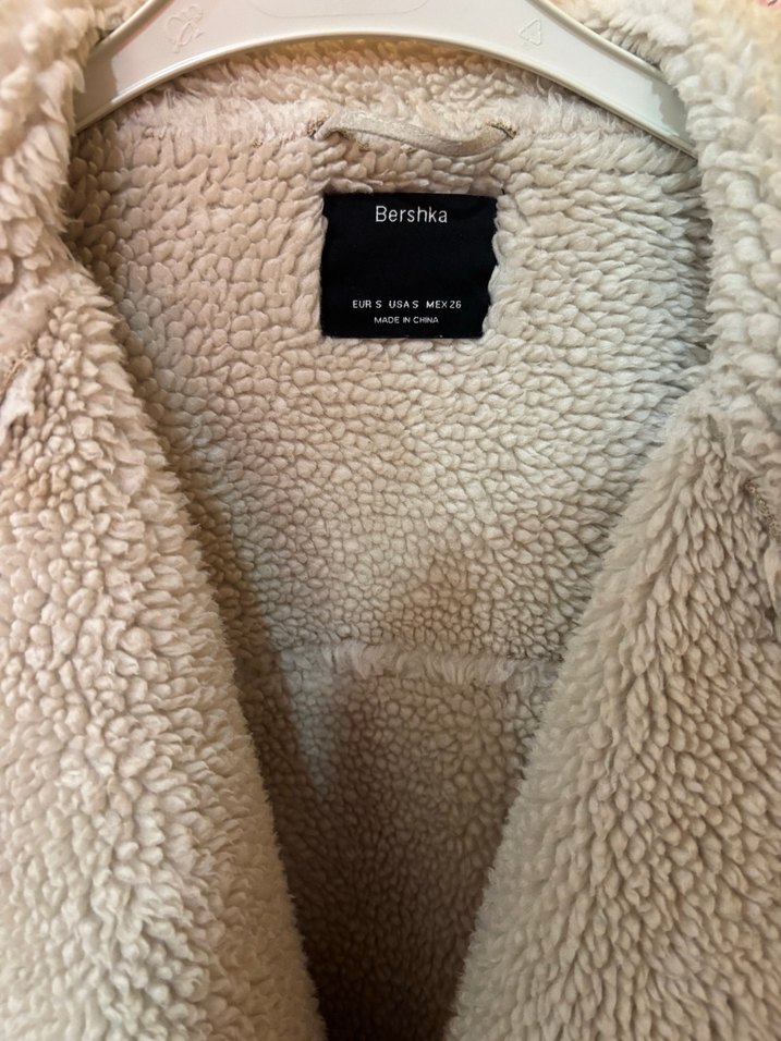 Bershka içi kürklü ceket - Görsel 4