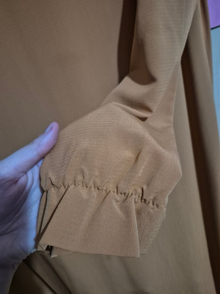 Camel Uzun Kollu Salaş Tunik - Görsel 4