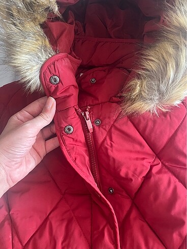 Zara Kırmızı puf yelek