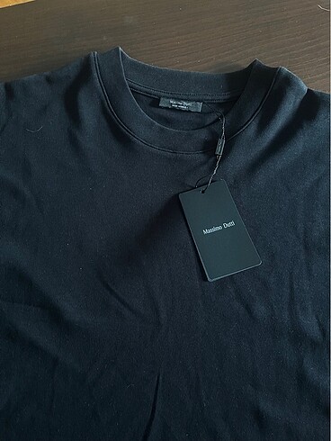 s Beden siyah Renk Massimo dutti basic tshirt
