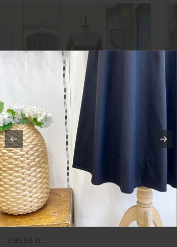 Siyah Piliseli Uzun Kadın Etek - Görsel 3