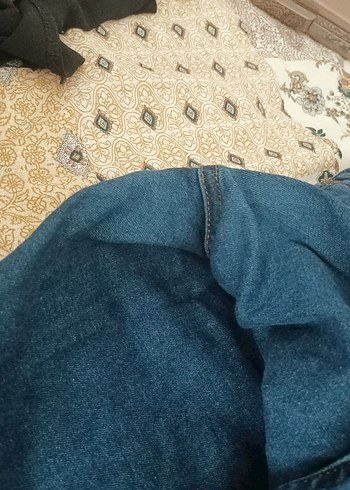 Trendyol & Milla Düğmeli Nakışlı Bohem Salaş Kadın Kot Pantolon