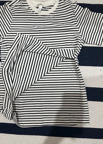 H&M H&M Çizgili Emzirme tişörtü xs beden