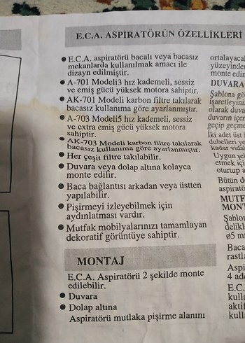 Aspiratör - Görsel 5