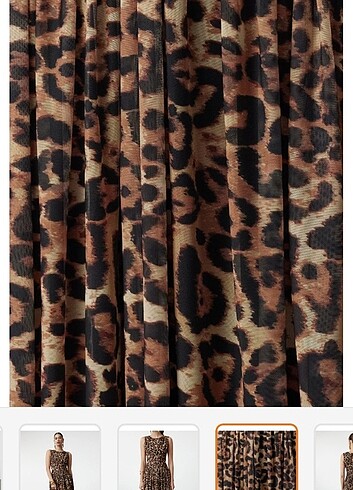 Leopar elbise - Görsel 6