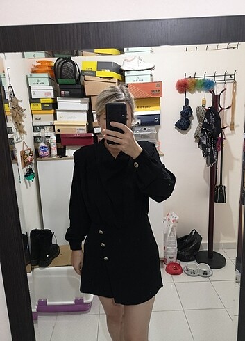 Siyah tulum - Görsel 3