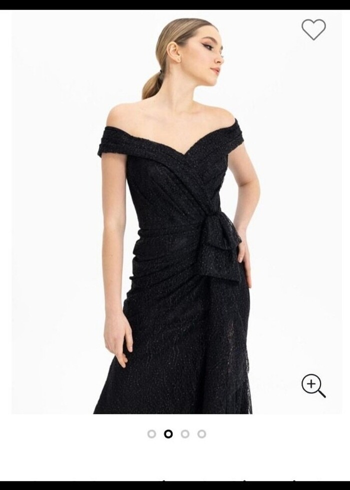 Siyah abiye elbise - Görsel 3