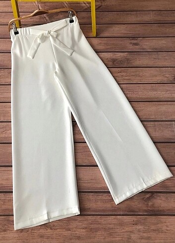 Diğer Kuşakli bol paça pantolon