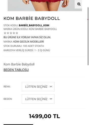 Kom Bordo Dantelli V Yaka İp Askılı Gecelik