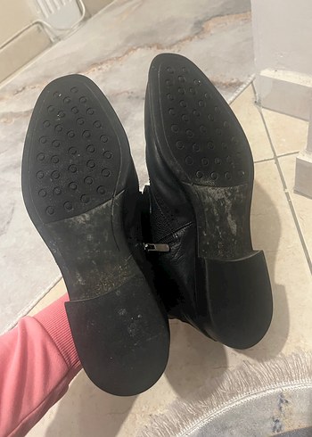 Erkek Siyah Deri Ayakkabı - Görsel 4