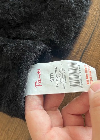 Penti Siyah Kadın Eldiveni - Görsel 2