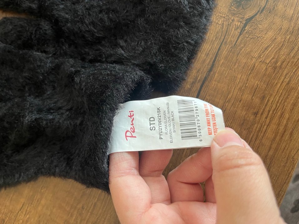 Penti Siyah Kadın Eldiveni - Görsel 2