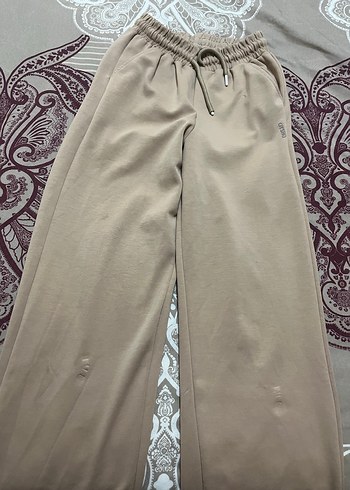 Bej Rahat Kesim Kadın Pantolon - Görsel 4