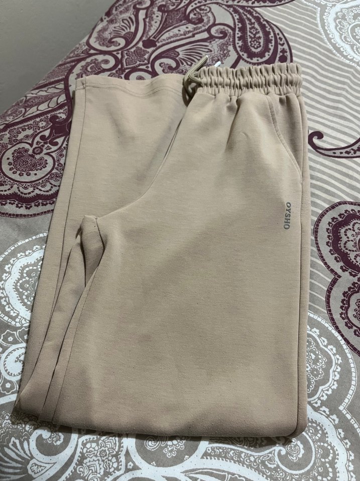 Bej Rahat Kesim Kadın Pantolon - Görsel 2