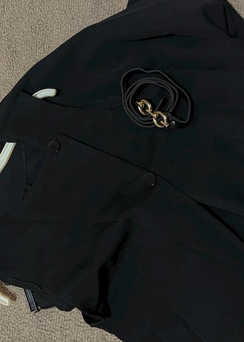 Kadın Kemerli yelek etek takım - Görsel 5