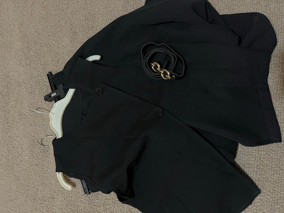 Kadın Kemerli yelek etek takım - Görsel 5