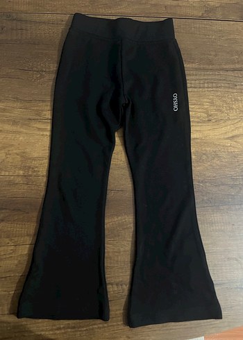 Siyah esnek kumaş çocuk Pantolon - Görsel 2